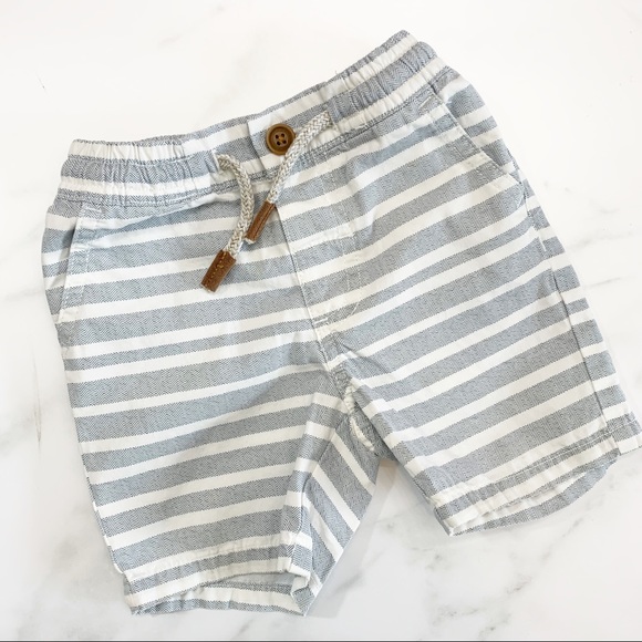 Carter's Other - Blue and white striped shorts